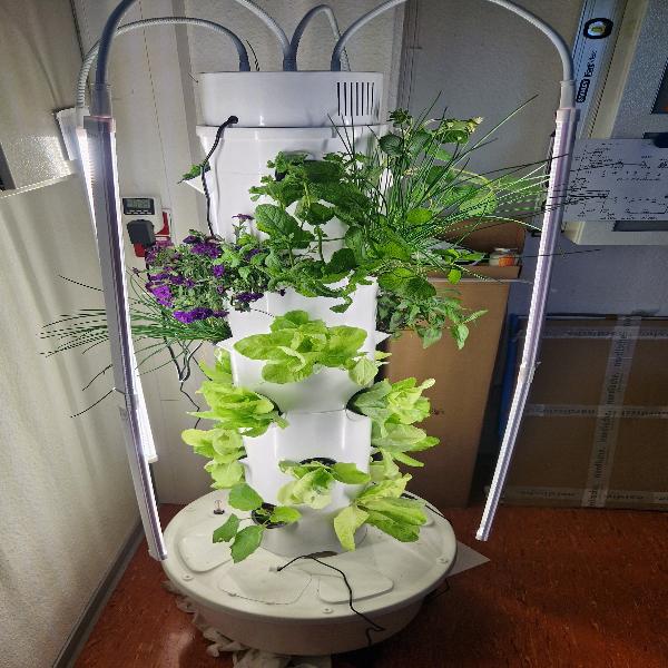 Futuregardens Hydroponics Tower 2 with daylight LED with 6 floors - 24 plants