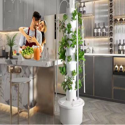 Futuregardens Hydroponics Tower 2 with daylight LED with 6 floors - 24 plants