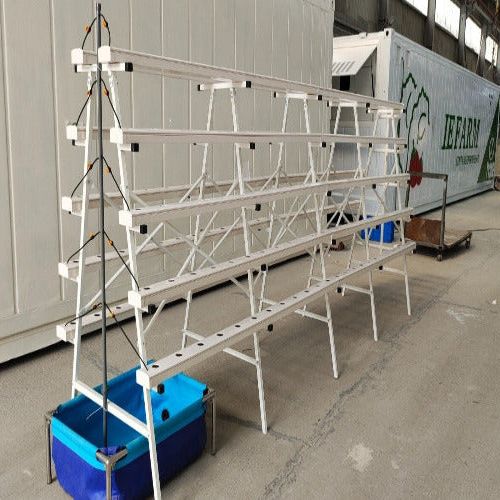 Future Garden NFT Hydroponic System A-Framed for 120 plants 2m