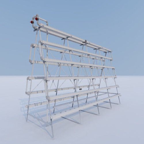 Future Garden NFT Hydroponic System A-Framed for 120 plants 2m