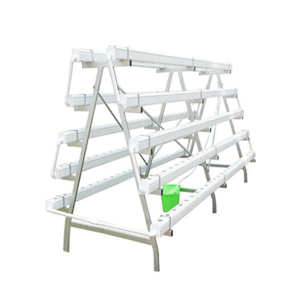 Système hydroponique Future Garden NFT avec cadre en A pour 240 plantes 4 m