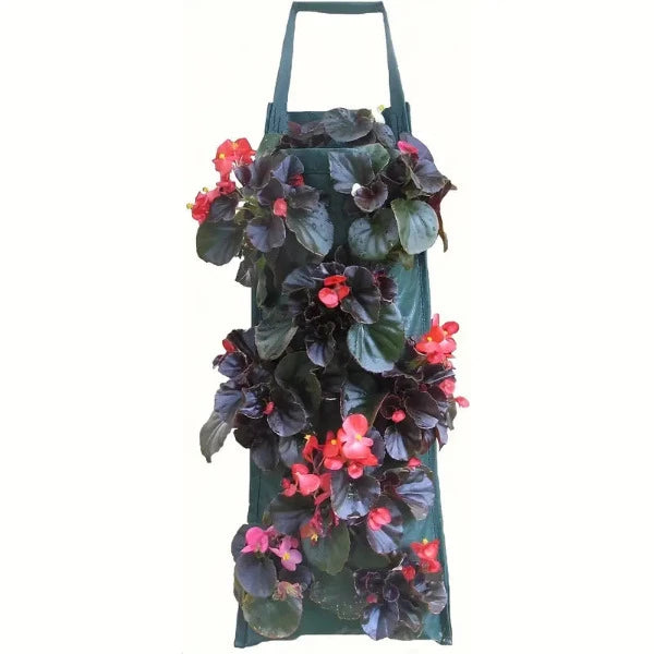 Flower strawberry planting bag 2 pieces, hanging for 8 plants such as fruits, herbs, flowers