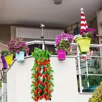 Ensemble de 10 sacs à plantes vert ou orange - une solution de jardin peu encombrante