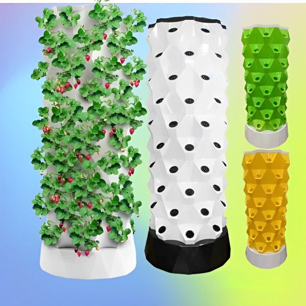 Future Gardens Hydroponics Tower 3 - up to 10 floors - 80 plants - revolution in plant cultivation