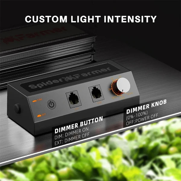 Future Garden Profi GROW Spider Farmer SF1000 LED-Wachstumslicht + 70 x 70 x 160 cm großes Wachstumszelt-Set – perfektes Set für Indoor-Gärten und Hydroponik