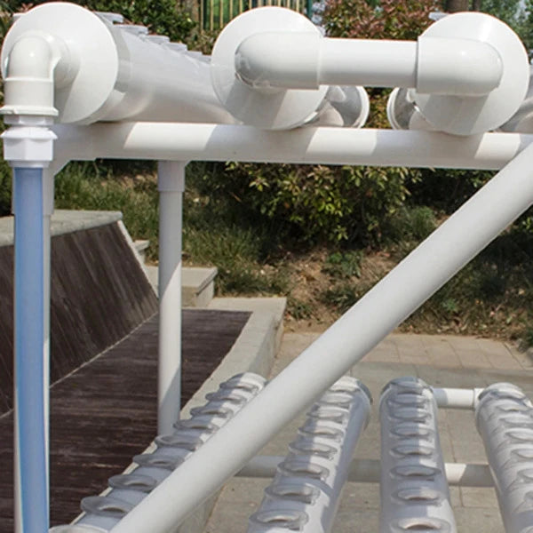 Hydroponics NFT pipe garden system for 108 plants from FutureGarden