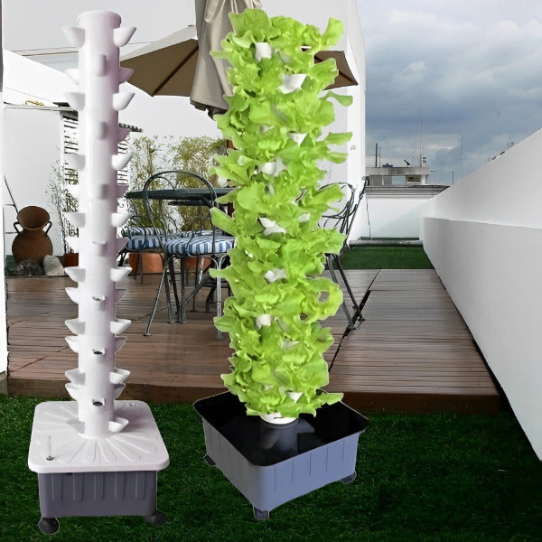 DIY Balcony Aeroponics Hydroponics Growing Tower System Future Garden Tower 6