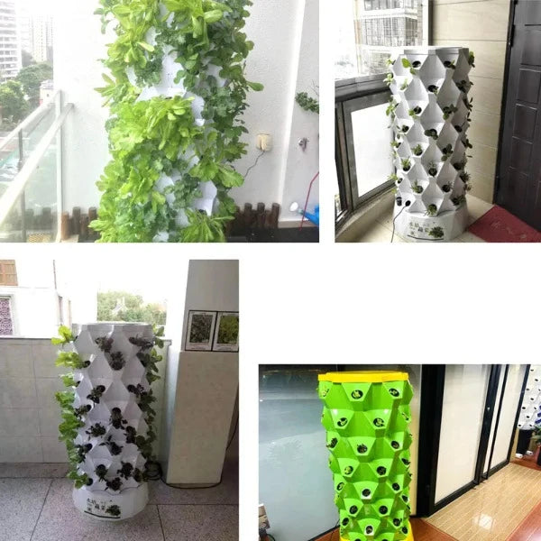 Future Gardens Hydroponics Tower 3 - up to 10 floors - 80 plants - revolution in plant cultivation