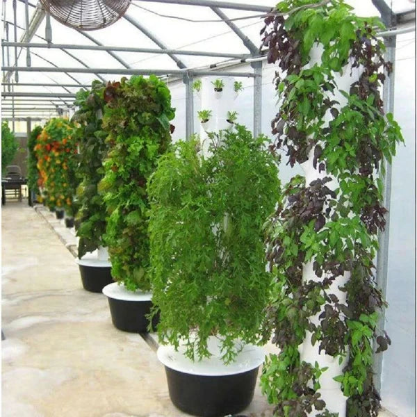 Future Garden Hydroponik Aeroponik Tower 9 New Style ABS bis 60 Pflanzen