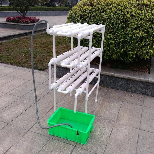 Hydroponics NFT pipe garden system for 108 plants from FutureGarden
