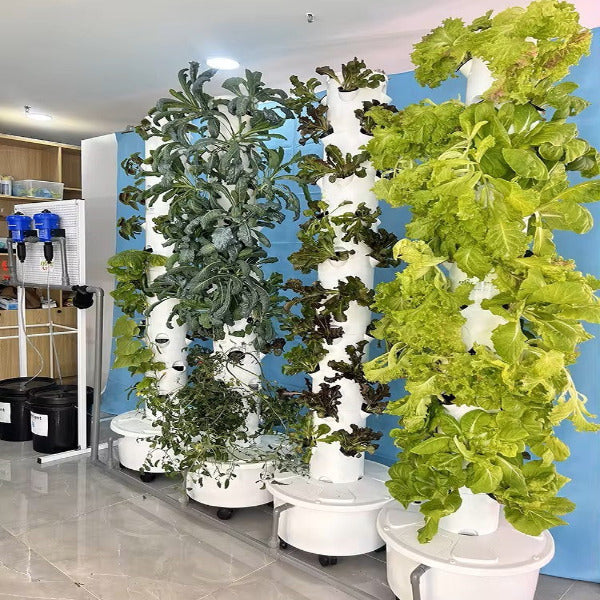 Futuregardens Hydroponics Tower 2 with daylight LED with 6 floors - 24 plants