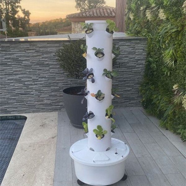 Futuregardens Hydroponics Tower 2 with daylight LED with 6 floors - 24 plants