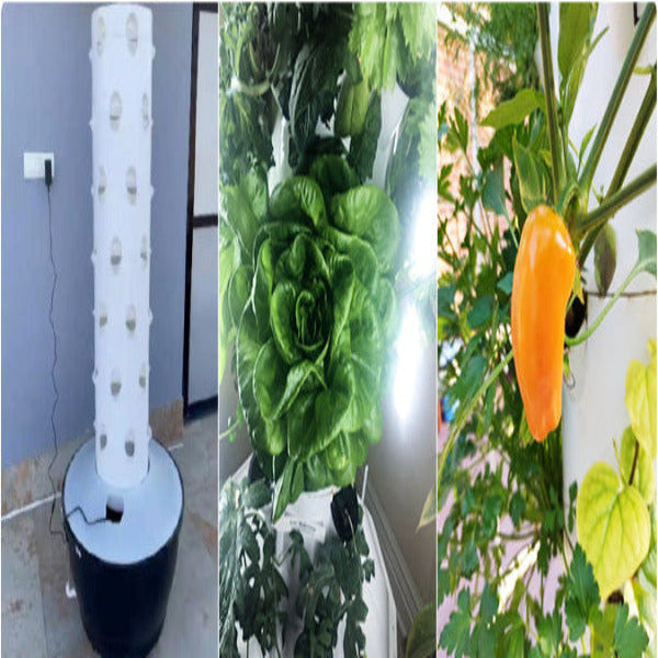 Futuregardens Hydroponics Tower 1 with 10 floors - 60 plants