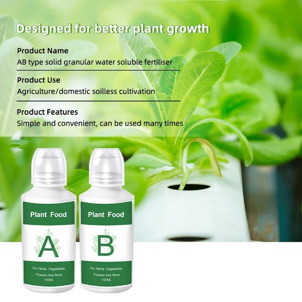 Hydroponik Dünger A+B für Little Gardens und alle Systeme Mineralblend 2x100ml