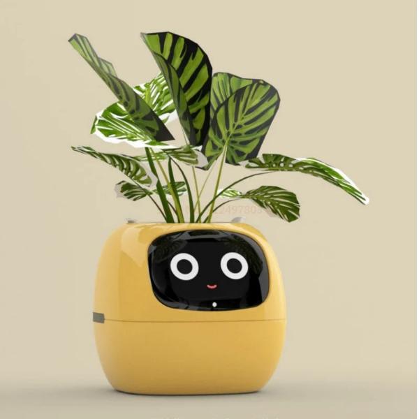 🌿 Dein neues intelligentes Pflanzen -Tamagotchi ,,Ivy,, ein smarter Ki gesteuerter Pflanztopf mit Süßen Gesichtern🌱ein perfektes Geschenk