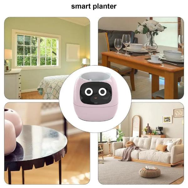 🌿 Dein neues intelligentes Pflanzen -Tamagotchi ,,Ivy,, ein smarter Ki gesteuerter Pflanztopf mit Süßen Gesichtern🌱ein perfektes Geschenk