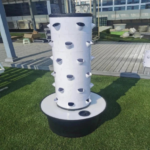 Future Garden Hydroponik Aeroponik Tower 9  New Style ABS bis 60 Pflanzen