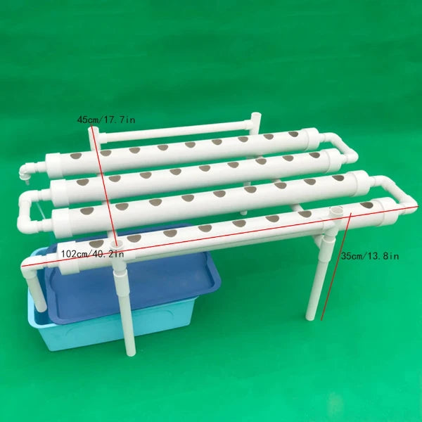 Hydroponik NFT Rohr-Garden-System PVC für 36 Pflanzen von Future Garden