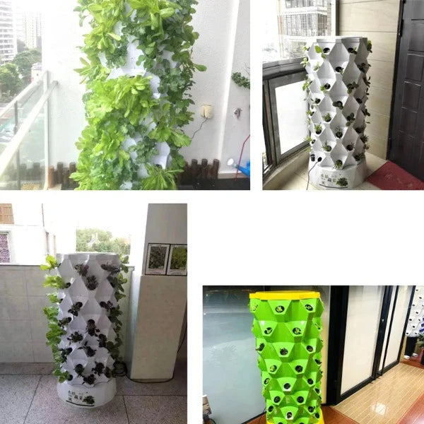 Future Gardens Hydroponics Tower 3 - up to 10 floors - 80 plants - revolution in plant cultivation 